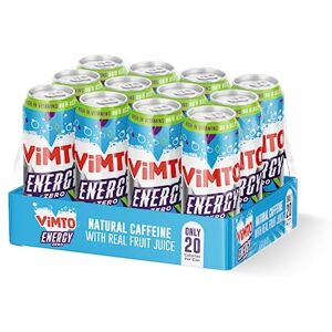 Vimto Original Energy Drink 500ml Cans (12 Pack) – No Added Sugar, Real Fruit Juice, Natural Caffeine & B Vitamins – Fruity Prime Energy Boost, Sparkling Juice Drink Vimto Original Energy Drink 500ml Cans (12 Pack) – No Added Sugar, Real Fruit Juice, Natural Caffeine & B Vitamins – Fruity Prime Energy Boost, Sparkling Juice Drink