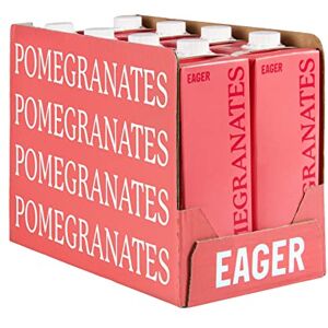 Eager Pomegranate Juice Drink Naturally Sweetened, Refreshing Fruit Drink, 1 Litre (Pack of 8) Eager Pomegranate Juice Drink Naturally Sweetened, Refreshing Fruit Drink, 1 Litre (Pack of 8)