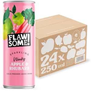 Flawsome! Lightly Sparkling Apple & Rhubarb Juice - Juice Flawsome! Lightly Sparkling Apple & Rhubarb Juice - Juice