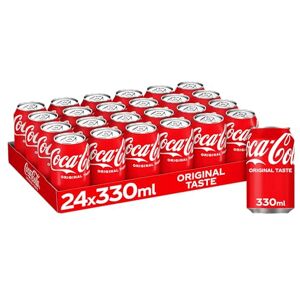 Coca-Cola Coca Cola Classic Can Cola, Tray 330 ml (Pack of 24) Coca-Cola Coca Cola Classic Can Cola, Tray 330 ml (Pack of 24)