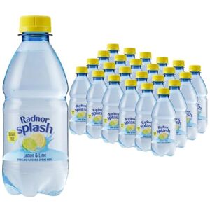 Radnor Hills Radnor Splash Sparkling Lemon and Lime 24x330ml Sugar Free Flavoured Water Multipack Radnor Hills Radnor Splash Sparkling Lemon and Lime 24x330ml Sugar Free Flavoured Water Multipack