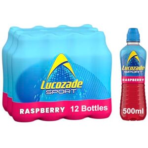 Lucozade Sport Raspberry 12 Bottles x 500ml Raspberry Flavour Isotonic Sports Drink Made with Sugars & Sweeteners Provides Electrolytes & Carbohydrates Enhances Hydration & Fuels Performance Lucozade Sport Raspberry 12 Bottles x 500ml Raspberry Flavour Isotonic Sports Drink Made with Sugars & Sweeteners Provides Electrolytes & Carbohydrates Enhances Hydration & Fuels Performance