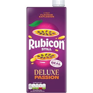 Rubicon Still Deluxe Passion Fruit Juice Made with Real Handpicked Passion Fruit Bold and Intense Tropical Juice Drink Multipack Fruit Juice Cartons 12x1L Rubicon Still Deluxe Passion Fruit Juice Made with Real Handpicked Passion Fruit Bold and Intense Tropical Juice Drink Multipack Fruit Juice Cartons 12x1L