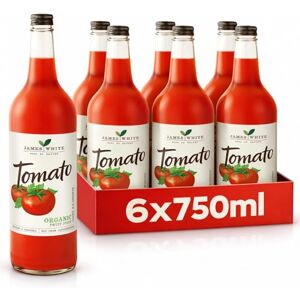 James White Organic Tomato Juice, 750 ml, Pack of 6 James White Organic Tomato Juice, 750 ml, Pack of 6