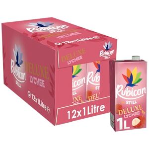 Rubicon Still Deluxe Lychee Juice Made with Real Handpicked Fruit Lychee Bold and Intense Tropical Juice Drink Multipack Fruit Juice Cartons 12x1L Rubicon Still Deluxe Lychee Juice Made with Real Handpicked Fruit Lychee Bold and Intense Tropical Juice Drink Multipack Fruit Juice Cartons 12x1L