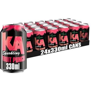 KA Caribbean Fruit Punch Fizzy Drinks Traditional & Authentic Caribbean Jamaican Style Sparkling Drink Soft Drinks Multipack Fruit Punch Soda Drinks Bulk Pack 24 x 330ml Cans KA Caribbean Fruit Punch Fizzy Drinks Traditional & Authentic Caribbean Jamaican Style Sparkling Drink Soft Drinks Multipack Fruit Punch Soda Drinks Bulk Pack 24 x 330ml Cans
