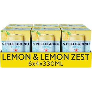 S.Pellegrino San Pellegrino Essenza Sparkling Water Lightly Flavoured Lemon & Lemon Zest 24x330ml S.Pellegrino San Pellegrino Essenza Sparkling Water Lightly Flavoured Lemon & Lemon Zest 24x330ml