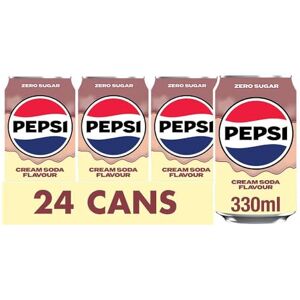 Pepsi Cream Soda 330ml Can (Pack of 24) Pepsi Cream Soda 330ml Can (Pack of 24)
