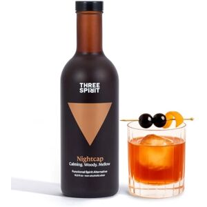 Three Spirit Non-Alcoholic Alternative Spirit The Nightcap, 50cl Alt-Whisky Unwind & Chillout with Adaptogens, Valerian, Hops & Lemon Balm Award Winning Active Botanical Gluten Free & Vegan Three Spirit Non-Alcoholic Alternative Spirit The Nightcap, 50cl Alt-Whisky Unwind & Chillout with Adaptogens, Valerian, Hops & Lemon Balm Award Winning Active Botanical Gluten Free & Vegan