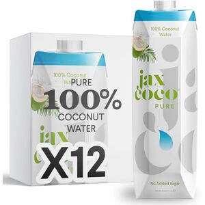 Jax Coco 100% Pure Coconut Water No Added Sugar, Low Calorie Convenient and Sustainable Packaging Fresh from the Philippines 12 x 1L Cartons Jax Coco 100% Pure Coconut Water No Added Sugar, Low Calorie Convenient and Sustainable Packaging Fresh from the Philippines 12 x 1L Cartons