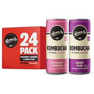 Remedy Kombucha Tea - Raspberry Lemonade & Cherry Plum Remedy Kombucha Tea - Raspberry Lemonade & Cherry Plum