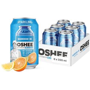 Oshee Sparkling Vitamin Water with Orange & Lemon Flavour 330ml (Pack of 6), Refreshing Sparkling Drink with Added Vitamins for Everyday Hydration Oshee Sparkling Vitamin Water with Orange & Lemon Flavour 330ml (Pack of 6), Refreshing Sparkling Drink with Added Vitamins for Everyday Hydration