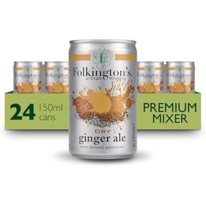 Folkington's Dry Ginger Ale, 24 Pack, Artisan Mixer with Natural Botanics, 3 x 8 Pack of 150 ml (24 Cans Total) Folkington's Dry Ginger Ale, 24 Pack, Artisan Mixer with Natural Botanics, 3 x 8 Pack of 150 ml (24 Cans Total)