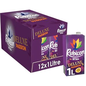 Rubicon Still Deluxe Passion Fruit Juice Made with Real Handpicked Passion Fruit Bold and Intense Tropical Juice Drink Multipack Fruit Juice Cartons 12x1L Rubicon Still Deluxe Passion Fruit Juice Made with Real Handpicked Passion Fruit Bold and Intense Tropical Juice Drink Multipack Fruit Juice Cartons 12x1L