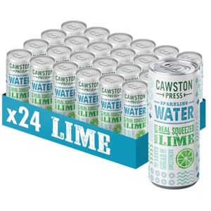 Cawston Press Sparkling Water Lime 24 x 330ml cans Made with Squeezed Fruit & No Added Sugar Cawston Press Sparkling Water Lime 24 x 330ml cans Made with Squeezed Fruit & No Added Sugar