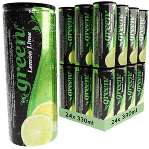 Green Cola Green Lemon Lime Low Calorie Soft Drinks Sparkling Lemon Lime Flavour No Added Sugar, Sweetened with Stevia, No Aspartame Alternative Fizzy Drink Bulk Pack 24 Cans x 330ml Green Cola Green Lemon Lime Low Calorie Soft Drinks Sparkling Lemon Lime Flavour No Added Sugar, Sweetened with Stevia, No Aspartame Alternative Fizzy Drink Bulk Pack 24 Cans x 330ml