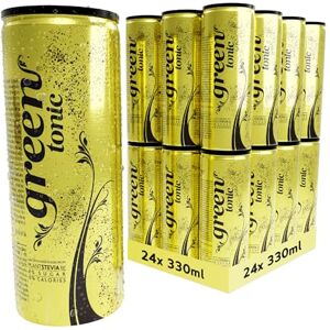 Green Cola Green Tonic Water Cans 24 Pack, Slimline Tonic, No Aspartame, No Sugar, No Calories, Tonic Water for Gin and Mixer Bulk Pack of 24 Cans x 330 ml(packaging may vary) Green Cola Green Tonic Water Cans 24 Pack, Slimline Tonic, No Aspartame, No Sugar, No Calories, Tonic Water for Gin and Mixer Bulk Pack of 24 Cans x 330 ml(packaging may vary)
