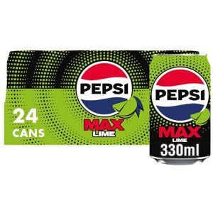 Pepsi Max Lime No Sugar Cola Cans 24 x 330ml Pepsi Max Lime No Sugar Cola Cans 24 x 330ml