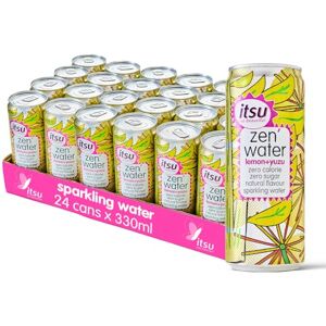 Itsu Lemon + Yuzu Zen Water Naturally Flavoured Sparkling Water 330ml (Pack of 24) Zero Calories, Zero Sugar 24 x 330ml Pack Itsu Lemon + Yuzu Zen Water Naturally Flavoured Sparkling Water 330ml (Pack of 24) Zero Calories, Zero Sugar 24 x 330ml Pack
