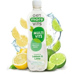 Get More Vits Multi Vitamin Sparkling Lemon & Lime Flavoured Spring Water (12 x 500ml), Sugar-Free, Low Calorie, Vitamin D, C, & B, Supports a Healthy Body, Vegetarian, Vegan Get More Vits Multi Vitamin Sparkling Lemon & Lime Flavoured Spring Water (12 x 500ml), Sugar-Free, Low Calorie, Vitamin D, C, & B, Supports a Healthy Body, Vegetarian, Vegan