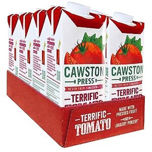 Cawston Press Tomato Pressed Juice 1 Litre Pack of Juice Cartons All Natural – Vegan – No Added Sugar, (Pack of 8) Cawston Press Tomato Pressed Juice 1 Litre Pack of Juice Cartons All Natural – Vegan – No Added Sugar, (Pack of 8)