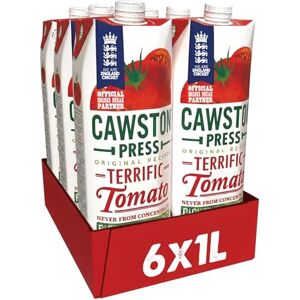 Cawston Press Tomato Pressed Juice 1 Litre Pack of Juice Cartons All Natural – Vegan – No Added Sugar Blended with a Squeeze of Lemon (Pack of 6) Cawston Press Tomato Pressed Juice 1 Litre Pack of Juice Cartons All Natural – Vegan – No Added Sugar Blended with a Squeeze of Lemon (Pack of 6)