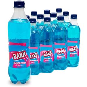 BARR Bubblegum Fizzy Drinks 12 Pack x 500ml Bottles Bubblegum Pop Soft Drink with Zero Sugar BARR Bubblegum Fizzy Drinks 12 Pack x 500ml Bottles Bubblegum Pop Soft Drink with Zero Sugar