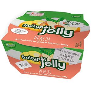 Fruitypot Peach in Peach Flavour Jelly, 18 x 120 g Pots Fruitypot Peach in Peach Flavour Jelly, 18 x 120 g Pots