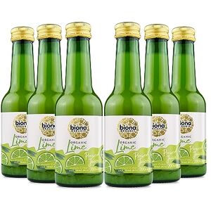 Biona Organic Lime Juice Multipack 6x200ml 100% Natural Organic Ingredients Free from Added Sugar Not from Concentrate For Salads, Stir Fries & Mexican Dishes Biona Organic Lime Juice Multipack 6x200ml 100% Natural Organic Ingredients Free from Added Sugar Not from Concentrate For Salads, Stir Fries & Mexican Dishes