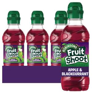 FRUIT SHOOT Fruit Juice, No Added Sugar, Apple & Blackcurrant, 275 ml, Pack of 24 FRUIT SHOOT Fruit Juice, No Added Sugar, Apple & Blackcurrant, 275 ml, Pack of 24