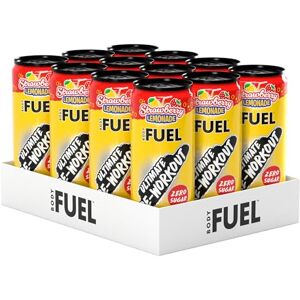 Applied Nutrition BodyFuel Pre Workout Energy Drink Sugar Free, 200mg Caffeine, 1000mg Beta Alanine, 2000mg Citrulline, Vitamin B12 & B3 (Pack of 12 Cans x 330ml) (Strawberry Lemonade) Applied Nutrition BodyFuel Pre Workout Energy Drink Sugar Free, 200mg Caffeine, 1000mg Beta Alanine, 2000mg Citrulline, Vitamin B12 & B3 (Pack of 12 Cans x 330ml) (Strawberry Lemonade)