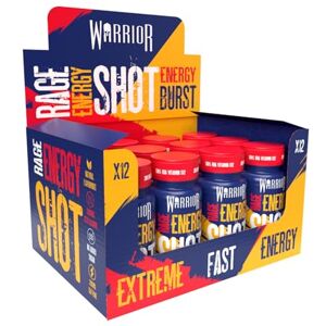 Warrior Rage Energy Shots Pre Workout Shot Drink 12 x 60ml RTD Fuel Juice Supplement (Liquid not Gels) 200mg Caffeine to Lift Sessions and Running Contains Vitamin B6 & B12 (Energy Flavour) Warrior Rage Energy Shots Pre Workout Shot Drink 12 x 60ml RTD Fuel Juice Supplement (Liquid not Gels) 200mg Caffeine to Lift Sessions and Running Contains Vitamin B6 & B12 (Energy Flavour)