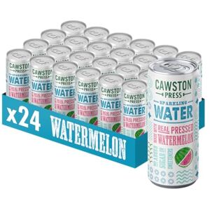 Cawston Press Sparkling Water Watermelon 24 x 330ml cans Made with Squeezed Fruit & No Added Sugar Cawston Press Sparkling Water Watermelon 24 x 330ml cans Made with Squeezed Fruit & No Added Sugar