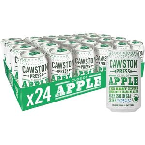 Cawston Press Cloudy Apple Sparkling Juice Blended With Sparkling Water And Pressed Apple Juice (330Ml X 24 Cans) No Added Sugar Cawston Press Cloudy Apple Sparkling Juice Blended With Sparkling Water And Pressed Apple Juice (330Ml X 24 Cans) No Added Sugar