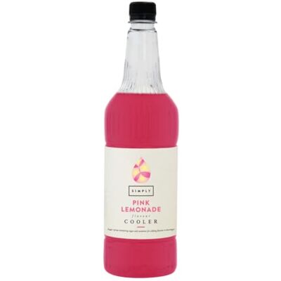 Simply Pink Lemonade Cooler (1 Litre) Suitable for Vegans, Beverage Syrup for Cocktails, Mocktails & Lemonades Simply Pink Lemonade Cooler (1 Litre) Suitable for Vegans, Beverage Syrup for Cocktails, Mocktails & Lemonades