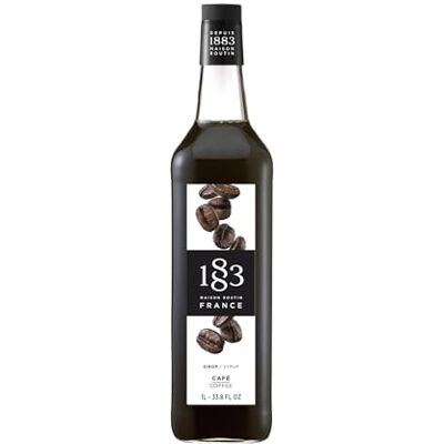 1883 MAISON ROUTIN 1883 Maison Routin Premium Coffee Syrup – Espresso-Flavoured Syrup for Desserts, Shakes, Cocktails & Iced Drinks, Vegan-Friendly, 1L Glass Bottle 1883 MAISON ROUTIN 1883 Maison Routin Premium Coffee Syrup – Espresso-Flavoured Syrup for Desserts, Shakes, Cocktails & Iced Drinks, Vegan-Friendly, 1L Glass Bottle