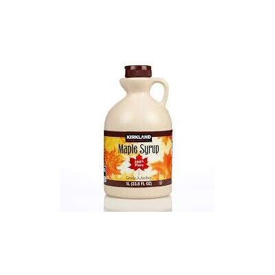 Kirkland Signature - Kirkland Maple Syrup - Amber Taste - 1L Kirkland Signature - Kirkland Maple Syrup - Amber Taste - 1L