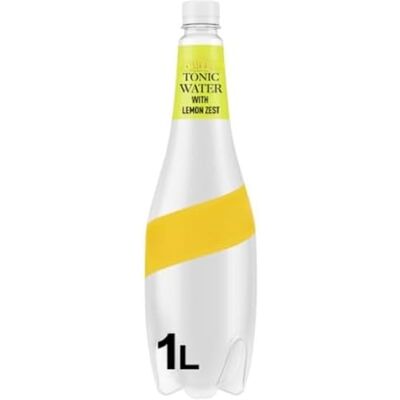 Dnaaz Tonic Water With Lemon Zest 1L (Pack Of 6) Lemon Soft Drink Delicoius And Tasty Dnaaz Tonic Water With Lemon Zest 1L (Pack Of 6) Lemon Soft Drink Delicoius And Tasty