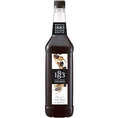 1883 MAISON ROUTIN 1883 Maison Routin Premium Irish Cream Syrup – Smooth Coffee Syrup for Lattes, Mochas & Cocktails, Vegan-Friendly, No Artificial Colours, 1L PET Bottle 1883 MAISON ROUTIN 1883 Maison Routin Premium Irish Cream Syrup – Smooth Coffee Syrup for Lattes, Mochas & Cocktails, Vegan-Friendly, No Artificial Colours, 1L PET Bottle