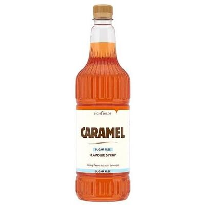 Lichfields Sugar Free Caramel Syrup 1 Litre Lichfields Sugar Free Caramel Syrup 1 Litre