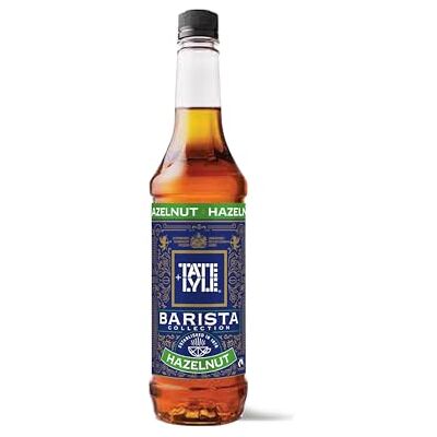 Tate & Lyle Fairtrade Hazelnut Syrup, for Coffee & Cold Drinks 750ml Hazelnut Coffee Syrup, For Hot & Cold Drinks, Produced in the UK, Vegan & Vegetarian Tate & Lyle Fairtrade Hazelnut Syrup, for Coffee & Cold Drinks 750ml Hazelnut Coffee Syrup, For Hot & Cold Drinks, Produced in the UK, Vegan & Vegetarian