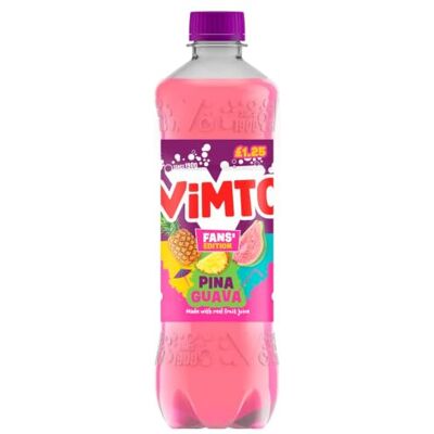 RMFWLTD Vimto Fans' Edition Pineapple & Guava Flavour, 12 x 500ml Bottles Fruity Drink RMFWLTD Vimto Fans' Edition Pineapple & Guava Flavour, 12 x 500ml Bottles Fruity Drink