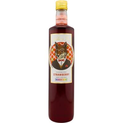 William Fox Premium Rainbow Range Strawberry Syrup 75cl William Fox Premium Rainbow Range Strawberry Syrup 75cl