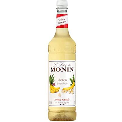 Monin - Yellow Banana Coffee - 1 Litre - Syrup Monin - Yellow Banana Coffee - 1 Litre - Syrup