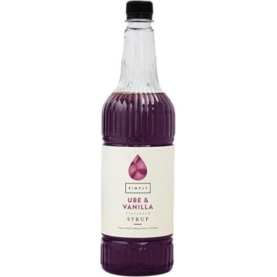 Simply Ube & Vanilla Syrup 1L – Vanilla Coffee Syrup for Iced Matcha, Lattes, Cocktails, Frappes & Smoothies – Vegan & Halal – For Hot & Cold Drinks Simply Ube & Vanilla Syrup 1L – Vanilla Coffee Syrup for Iced Matcha, Lattes, Cocktails, Frappes & Smoothies – Vegan & Halal – For Hot & Cold Drinks