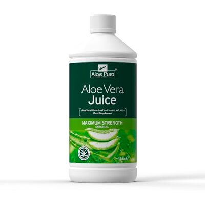 Aloe Pura - Maximum Strength - 1 L - Aloe Vera Juice Aloe Pura - Maximum Strength - 1 L - Aloe Vera Juice