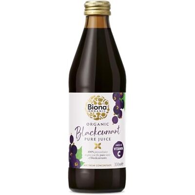 Biona Blackcurrant Pure Juice ~ 100% Blackcurrant Organic Biona Blackcurrant Pure Juice ~ 100% Blackcurrant Organic