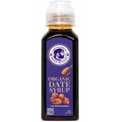 Date Sultan Date Syrup 100% Natural Sweetener 350g Single Ingredient, 1:1 Sugar Substitute, Deep Caramel Flavour, Vegan Friendly, Thick & Glossy Date Sultan Date Syrup 100% Natural Sweetener 350g Single Ingredient, 1:1 Sugar Substitute, Deep Caramel Flavour, Vegan Friendly, Thick & Glossy