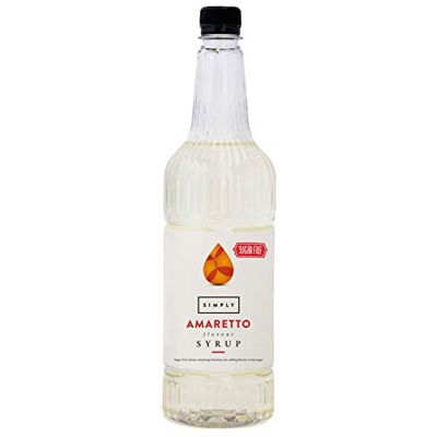 Simply Sugar Free Amaretto Syrup (1 Litre) Low Calorie, Vegan & Nut Free Flavoured Syrup for Coffee, Cocktails & Baking Simply Sugar Free Amaretto Syrup (1 Litre) Low Calorie, Vegan & Nut Free Flavoured Syrup for Coffee, Cocktails & Baking
