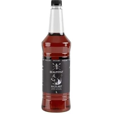 We Can Source It Ltd Hazelnut Syrup, 1L Coffee & Cocktail Flavoured Syrup, Natural Flavours and Allergen Free for Iced Drinks, Cocktails & Frappes, 50 Standard Portions, Recyclable PET Bottle We Can Source It Ltd Hazelnut Syrup, 1L Coffee & Cocktail Flavoured Syrup, Natural Flavours and Allergen Free for Iced Drinks, Cocktails & Frappes, 50 Standard Portions, Recyclable PET Bottle